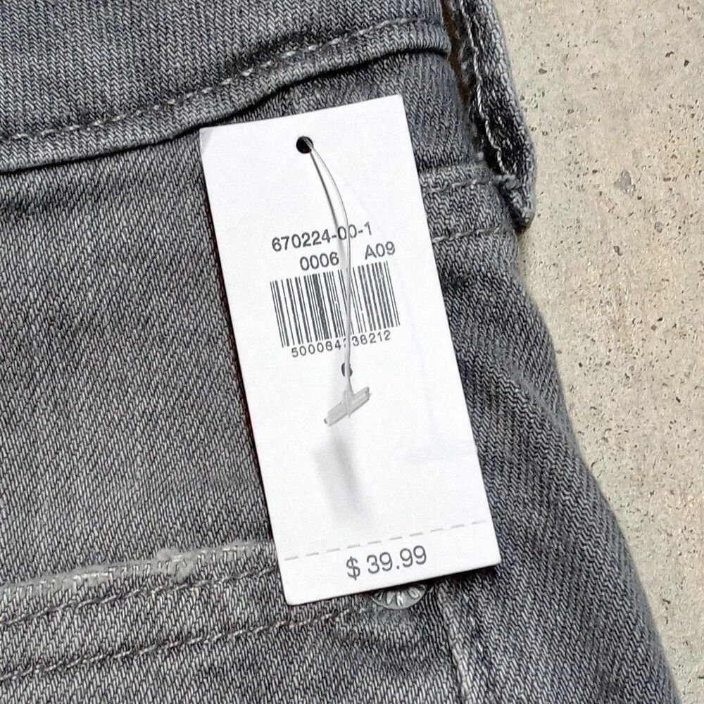 Old Navy O.G. Shorts Womens 6 Gray High Rise Distressed Cutoff Jean Jort Stretch - Picture 3 of 10